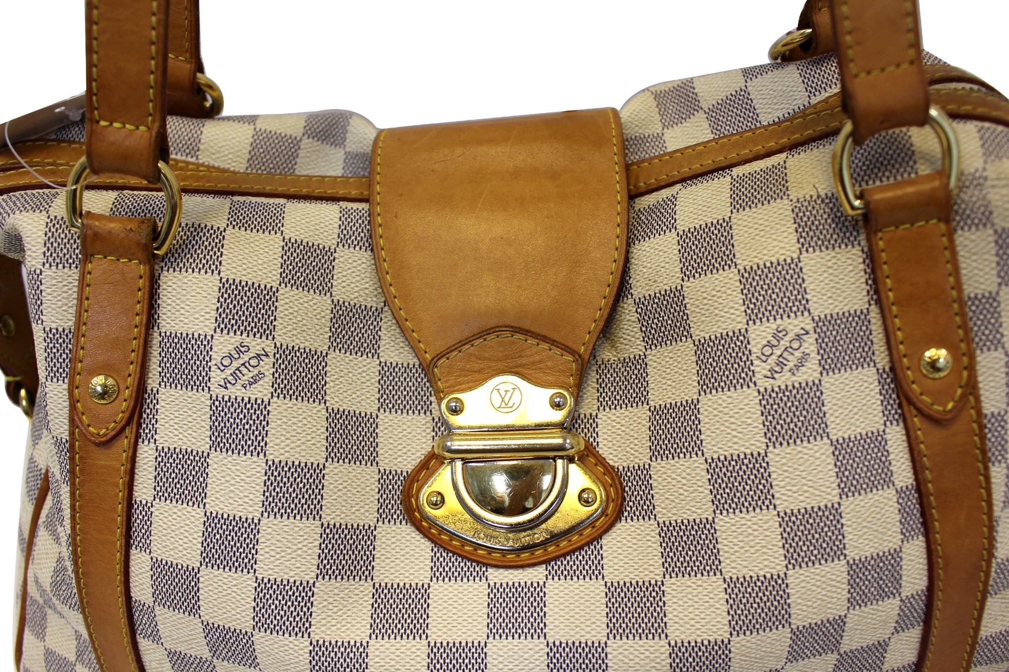 Louis Vuitton Damier Azur Stresa PM - White Shoulder Bags