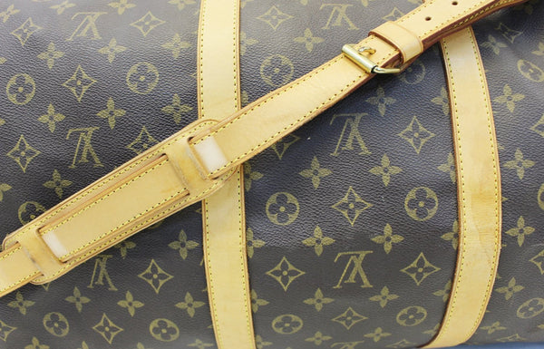 LOUIS VUITTON Monogram Canvas Keepall Bandouliere 60 Travel Bag