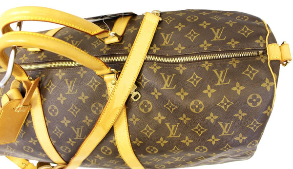 LOUIS VUITTON Monogram Canvas Keepall Bandouliere 60 Travel Bag