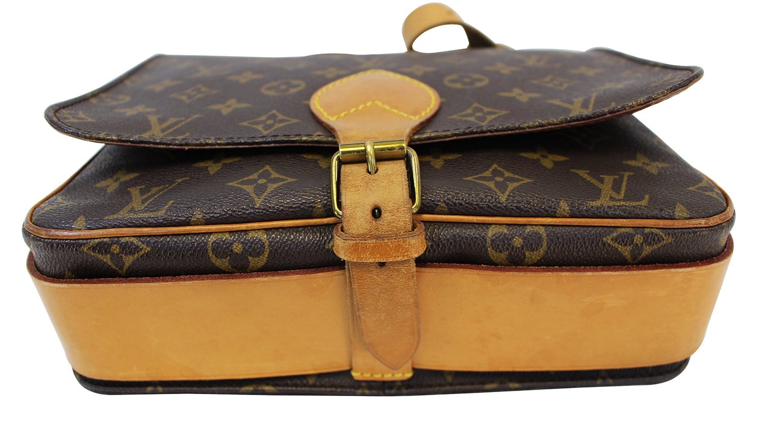 Louis Vuitton Vintage Monogram Canvas Cartouchiere MM Messenger Bag Brown  Cloth ref.734950 - Joli Closet