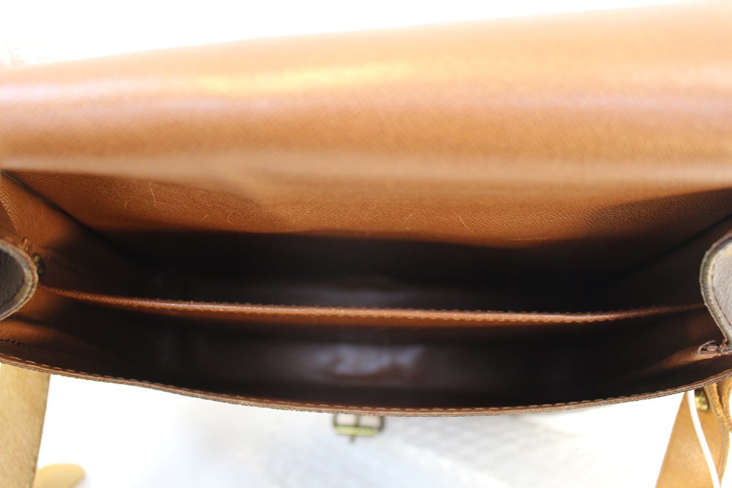Louis Vuitton Brown Monogram Cartouchiere GM Leather Cloth ref.923168 -  Joli Closet