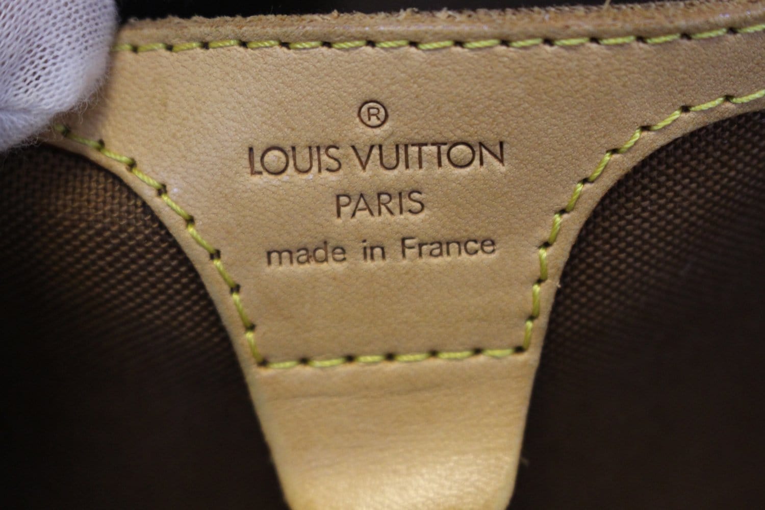 Authentic Louis Vuitton Hand Bag Ellipse MM MII917 Browns Monogram