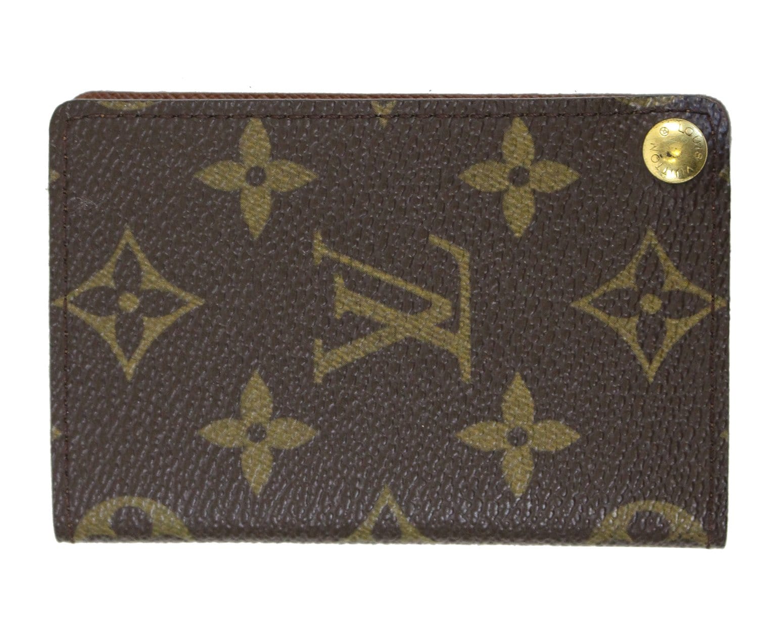 Louis Vuitton Monogram Card Case Porte Cartes Credit Pression ref
