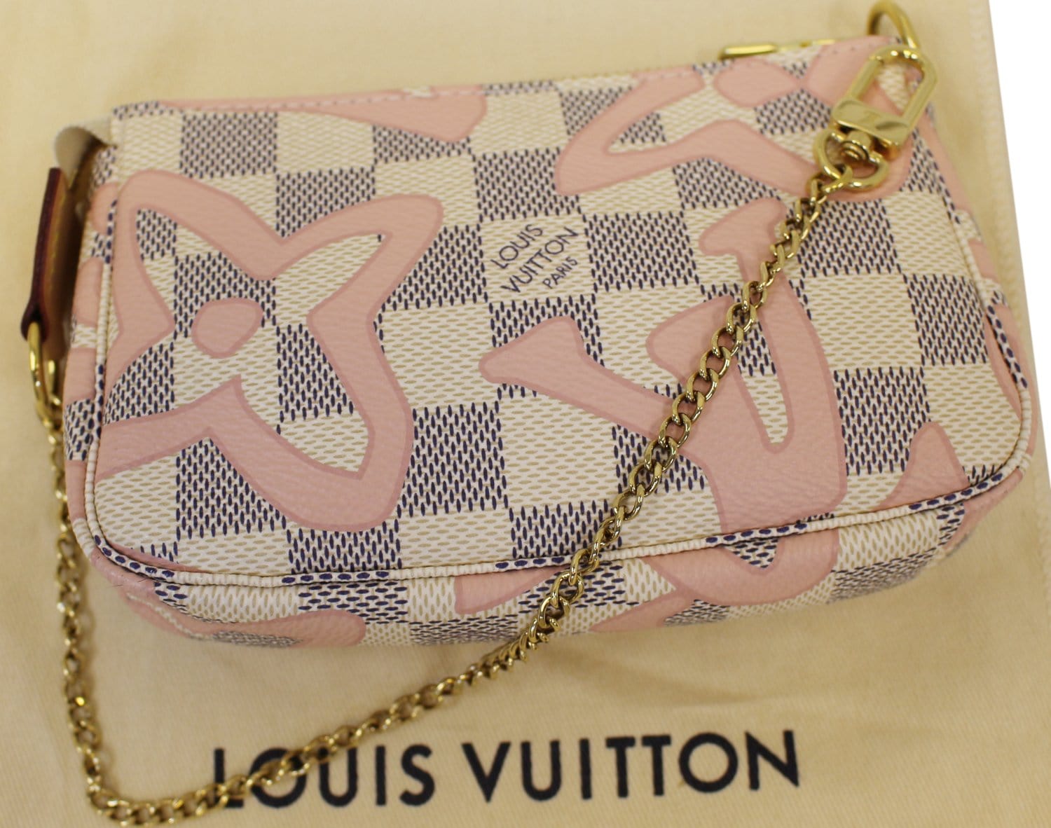 Louis Vuitton Bag Mini Pochette White Azur Brand New Discontinued Made  France