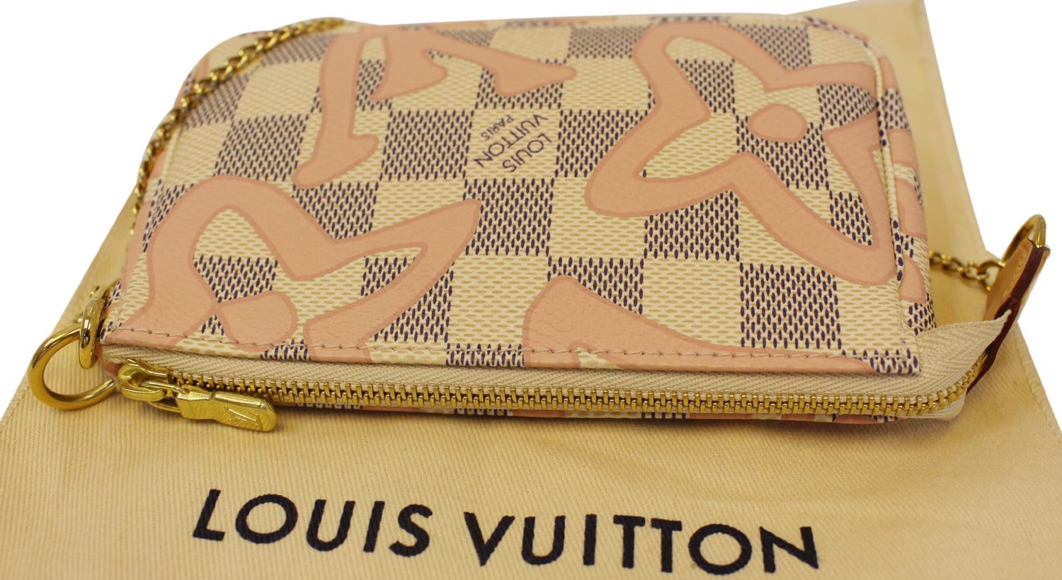 Mini Pochette Acessoires Damier Azur - Louis Vuitton #LouisVuitton  #DamierAzur