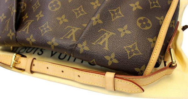 LOUIS VUITTON Monogram Canvas Menilmontant MM Crossbody Bag