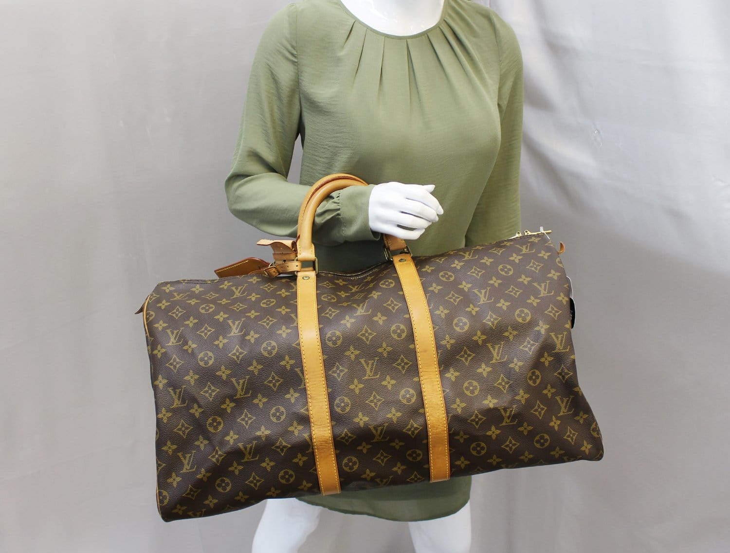 Louis Vuitton Monogram Keepall 55 Travel Boston Bag – Timeless