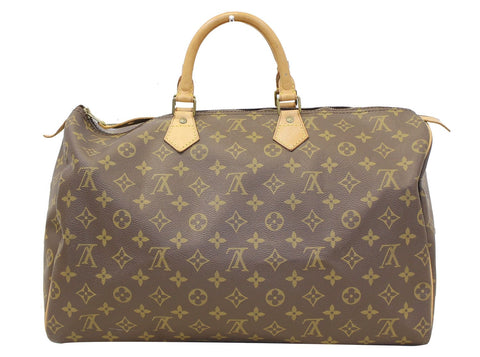 Louis Vuitton Speedy 40 Monogram Canvas Brown Bag