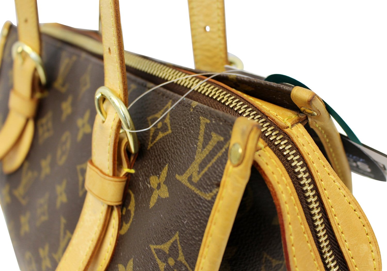 Popincourt leather handbag Louis Vuitton White in Leather - 25690271