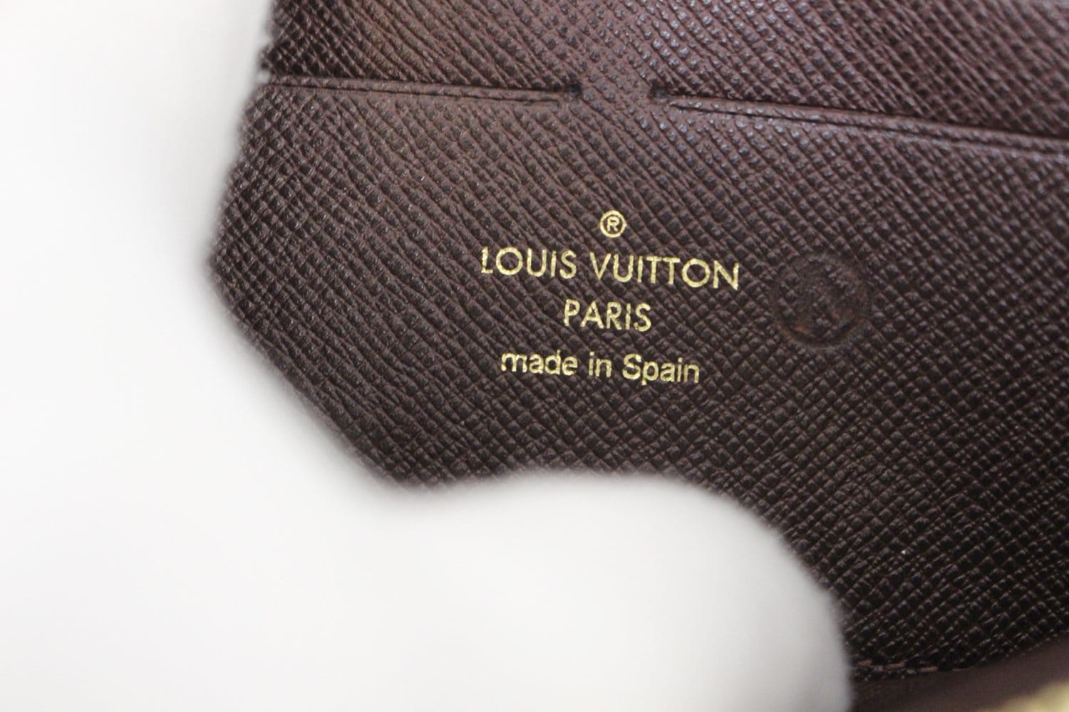 Used Brown Louis Vuitton Monogram Mini Lin Pattern Zippy Wallet Model  Number M95235 Houston,TX