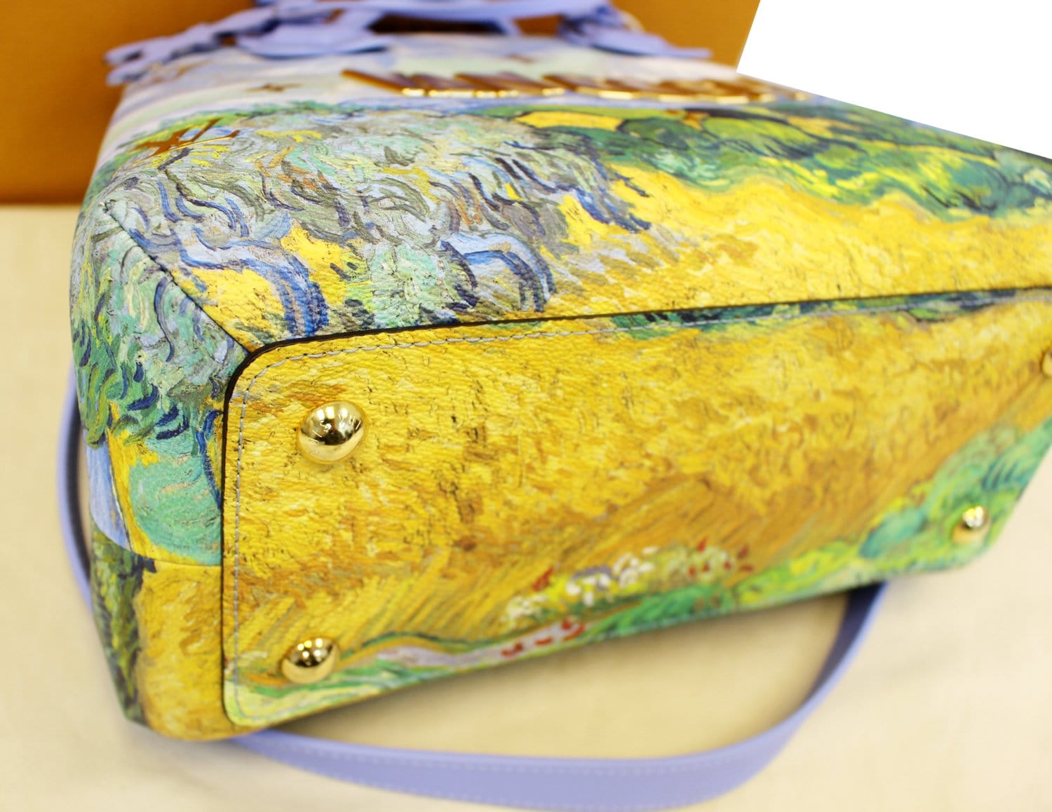 LOUIS VUITTON Montaigne MM Van Gogh Masters LV X Koon Shoulder Bag