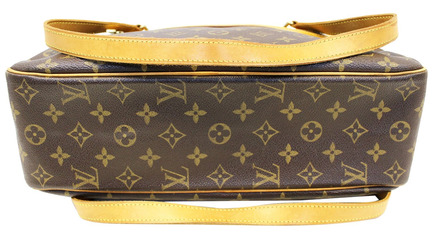 LOUIS VUITTON Monogram Canvas Cite GM Satchel Bag E4035