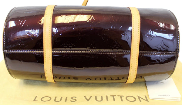 LOUIS VUITTON Bedford Monogram Vernis Amarante Shoulder Bag