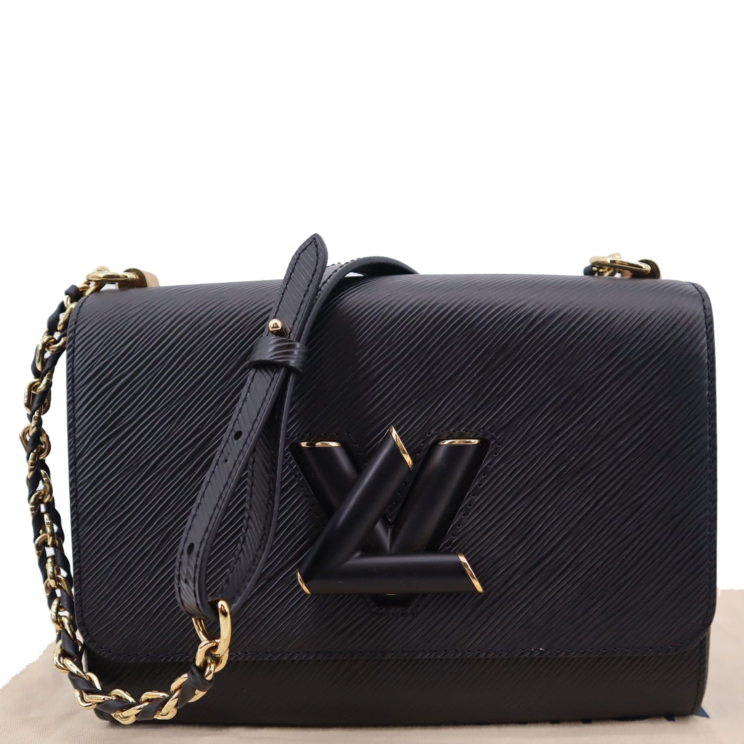 Louis Vuitton Black Epi Monogram Twist MM Louis Vuitton
