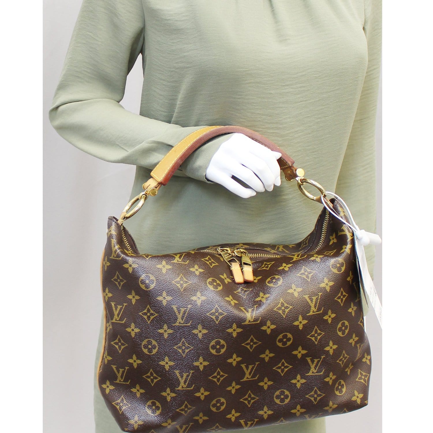 Louis-Vuitton Sully Handbag- Medium