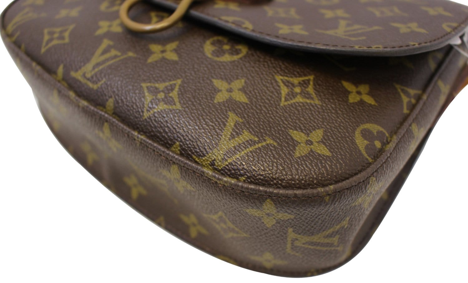 Saint cloud vintage cloth crossbody bag Louis Vuitton Brown in