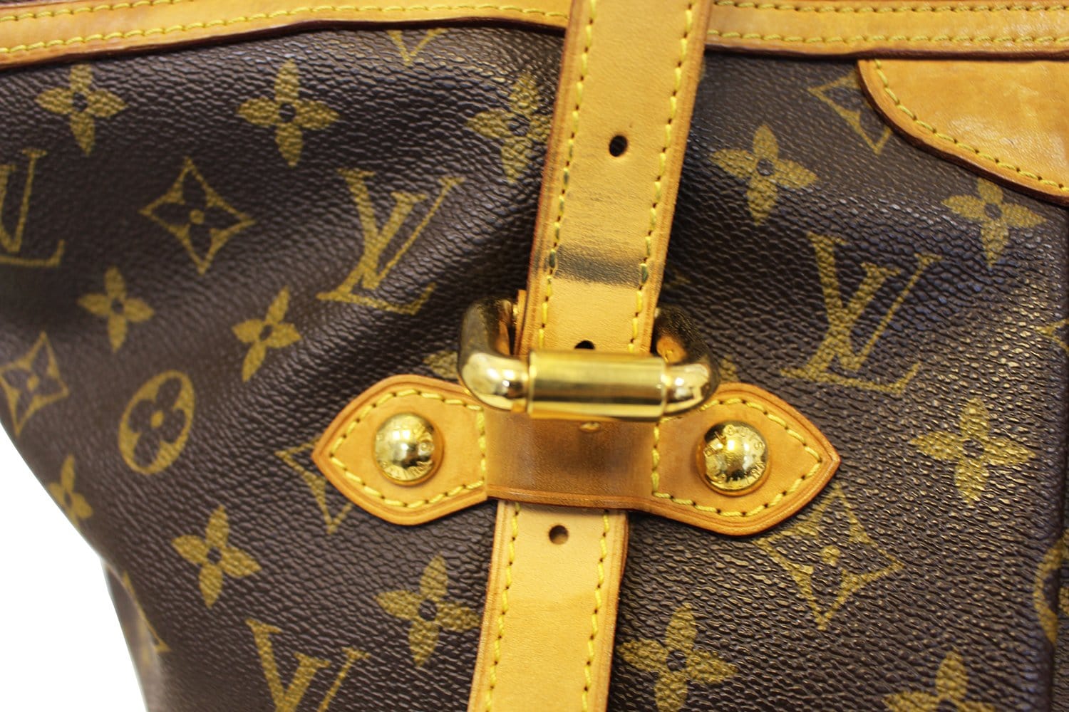 100% AUTHENTIC LOUIS VUITTON MONOGRAM PALERMO GM BAG RETAIL $1960