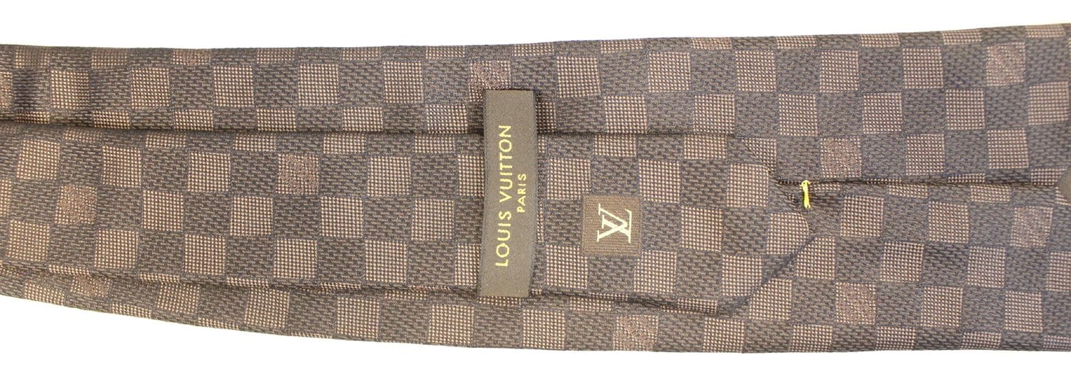Louis Vuitton Damier Ebene Classique Tie