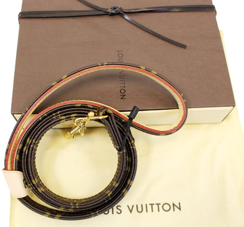 LOUIS VUITTON Monogram Canvas Baxter Dog Leash MM