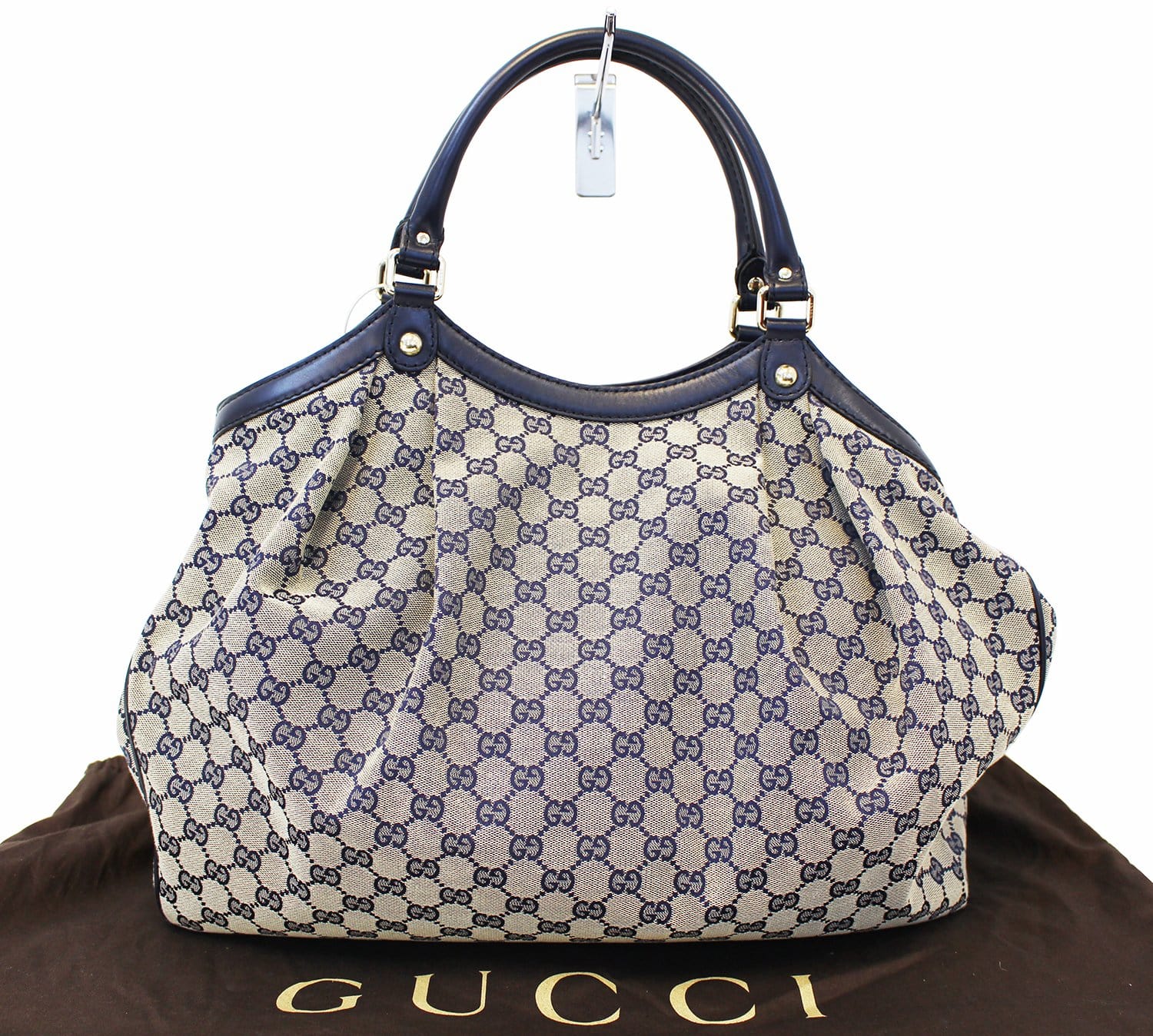 Gucci Gray GG Canvas Tote Bag Gucci