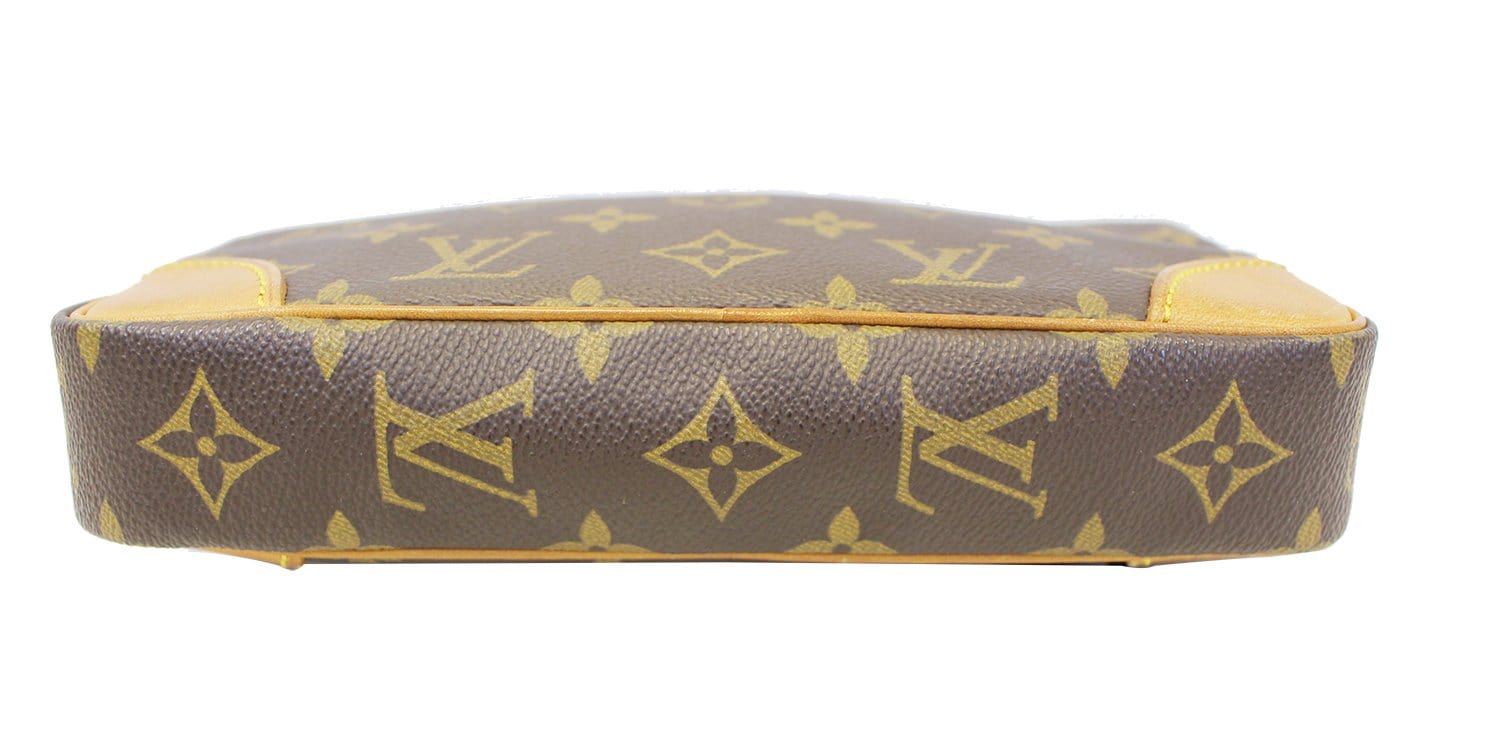 Brown Louis Vuitton Monogram Marly Dragonne PM Clutch Bag