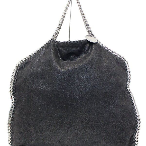 Stella Mccartney Falabella Faux Leather Chain Shoulder Bag Black