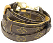 LOUIS VUITTON Monogram Brown Long Strap for LV Bags