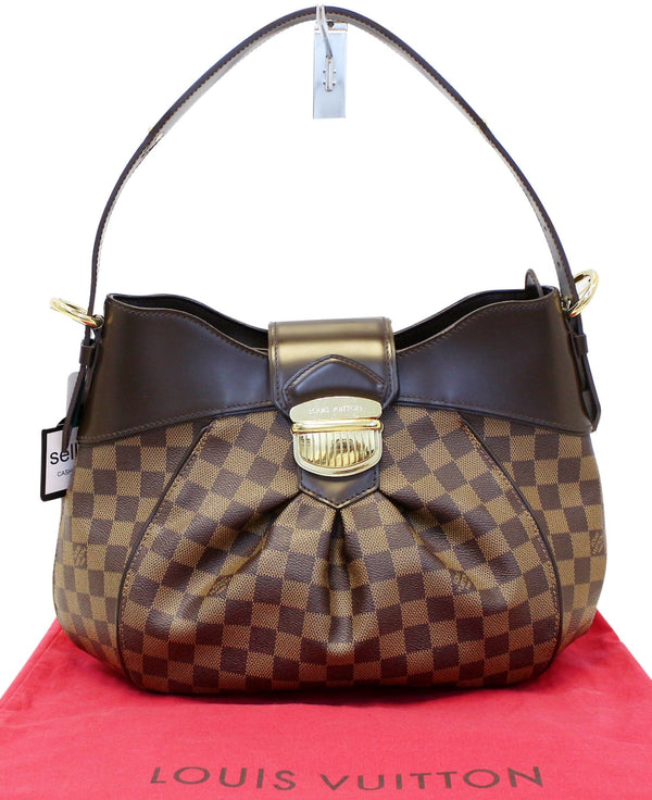 LOUIS VUITTON Damier Ebene Sistina MM Shoulder Bag