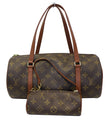 LOUIS VUITTON Monogram Brown Papillon 30 Shoulder Bag