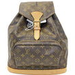 LOUIS VUITTON Montsouris GM Monogram Canvas Backpack Bag Brown