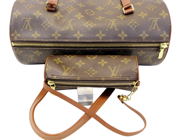 LOUIS VUITTON Monogram Brown Papillon 30 Shoulder Bag