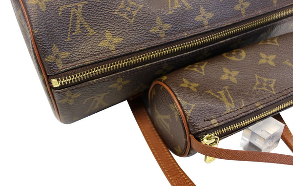 LOUIS VUITTON Monogram Brown Papillon 30 Shoulder Bag