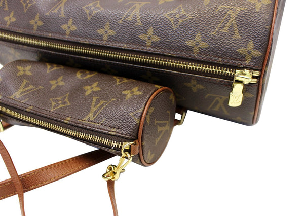 LOUIS VUITTON Monogram Brown Papillon 30 Shoulder Bag