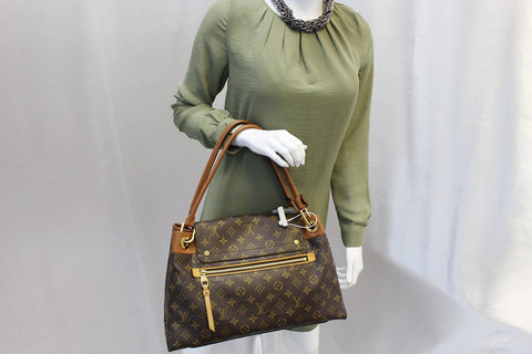 LOUIS VUITTON Monogram Canvas Camel Olympe Satchel Bag