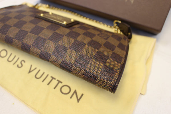 LOUIS VUITTON Damier Ebene Eva Accessories Pouch Crossbody Bag