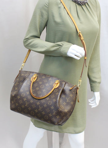 LOUIS VUITTON Monogram Canvas Turenne MM 2 Way Shoulder Handbag