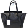 CELINE Medium Phantom Luggage Calfskin Leather Tote Bag Black