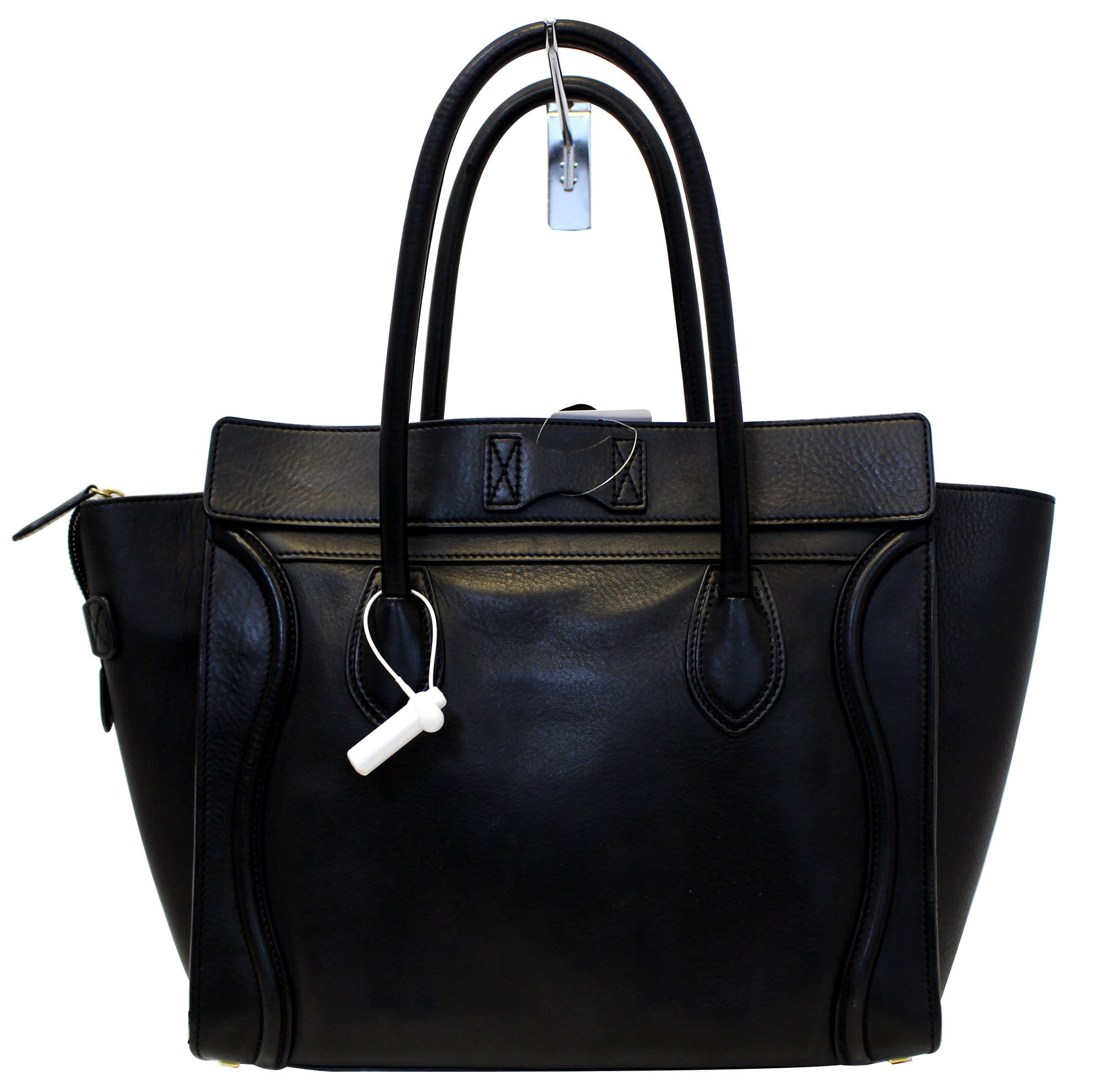 Céline Smooth Calfskin Leather Medium Phantom Luggage Tote Bag