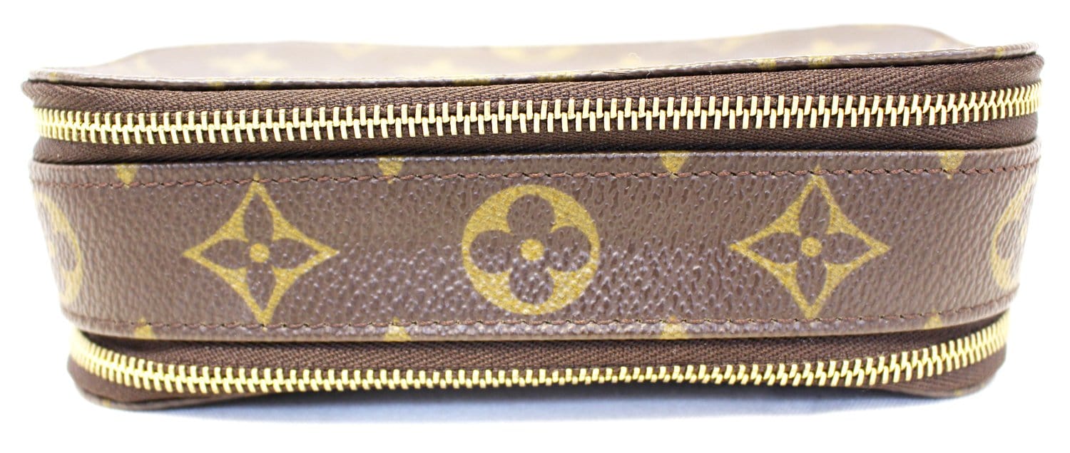 Louis Vuitton Vintage Monogram Brown Trousse Blush Cosmetic Case Leather  ref.639508 - Joli Closet