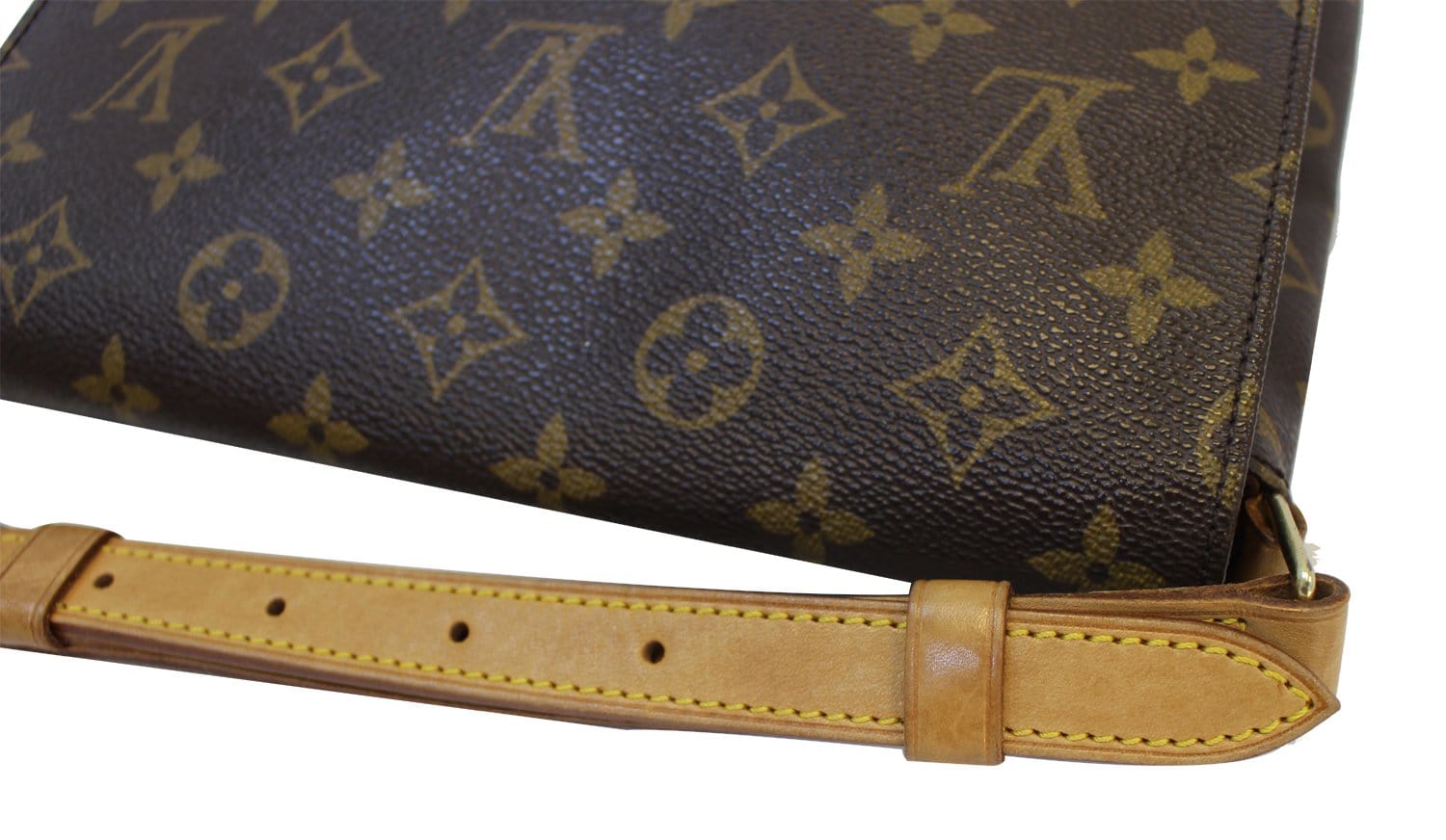 Louis Vuitton, Bags, Lv Monogram Canvas Leather Musette Tango Bag 5x15x8