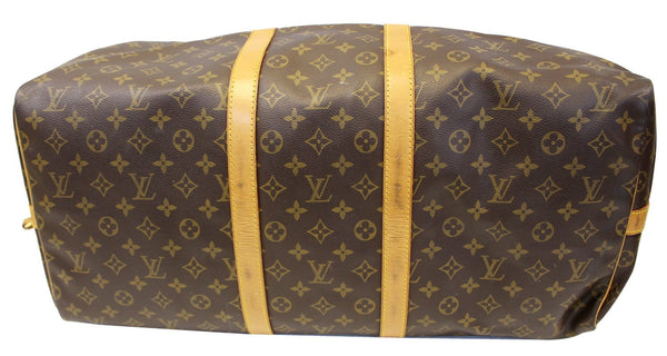 LOUIS VUITTON Monogram Keepall Bandouliere 55 Boston Bag