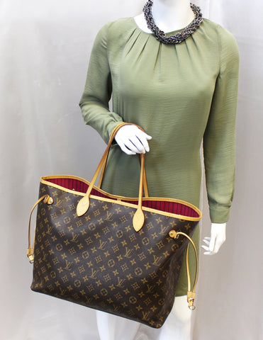 LOUIS VUITTON Neverfull GM Monogram Canvas Shoulder Bag