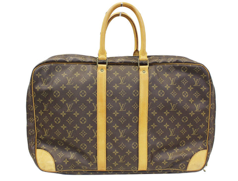 LOUIS VUITTON Monogram Canvas Alize 3 Poche Soft Suitcase Rare!