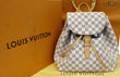 LOUIS VUITTON Sperone Damier Azur Backpack Bag