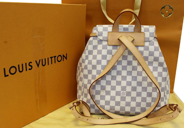 LOUIS VUITTON Sperone Damier Azur Backpack Bag