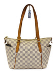 Louis Vuitton Damier Azur Totally PM Brown Shoulder Handbag