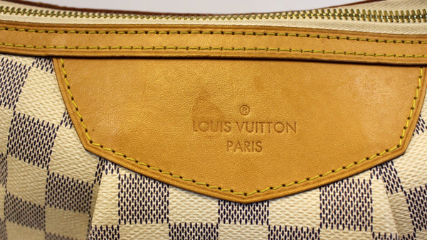 LOUIS VUITTON Damier Azur Siracusa PM Shoulder Crossbody Bag