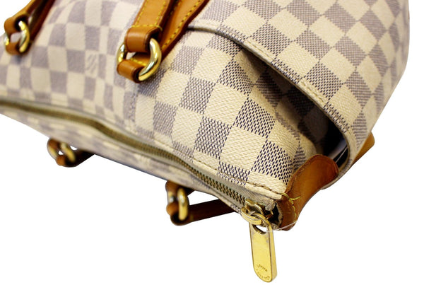 Louis Vuitton Damier Azur Totally PM Brown Shoulder Handbag