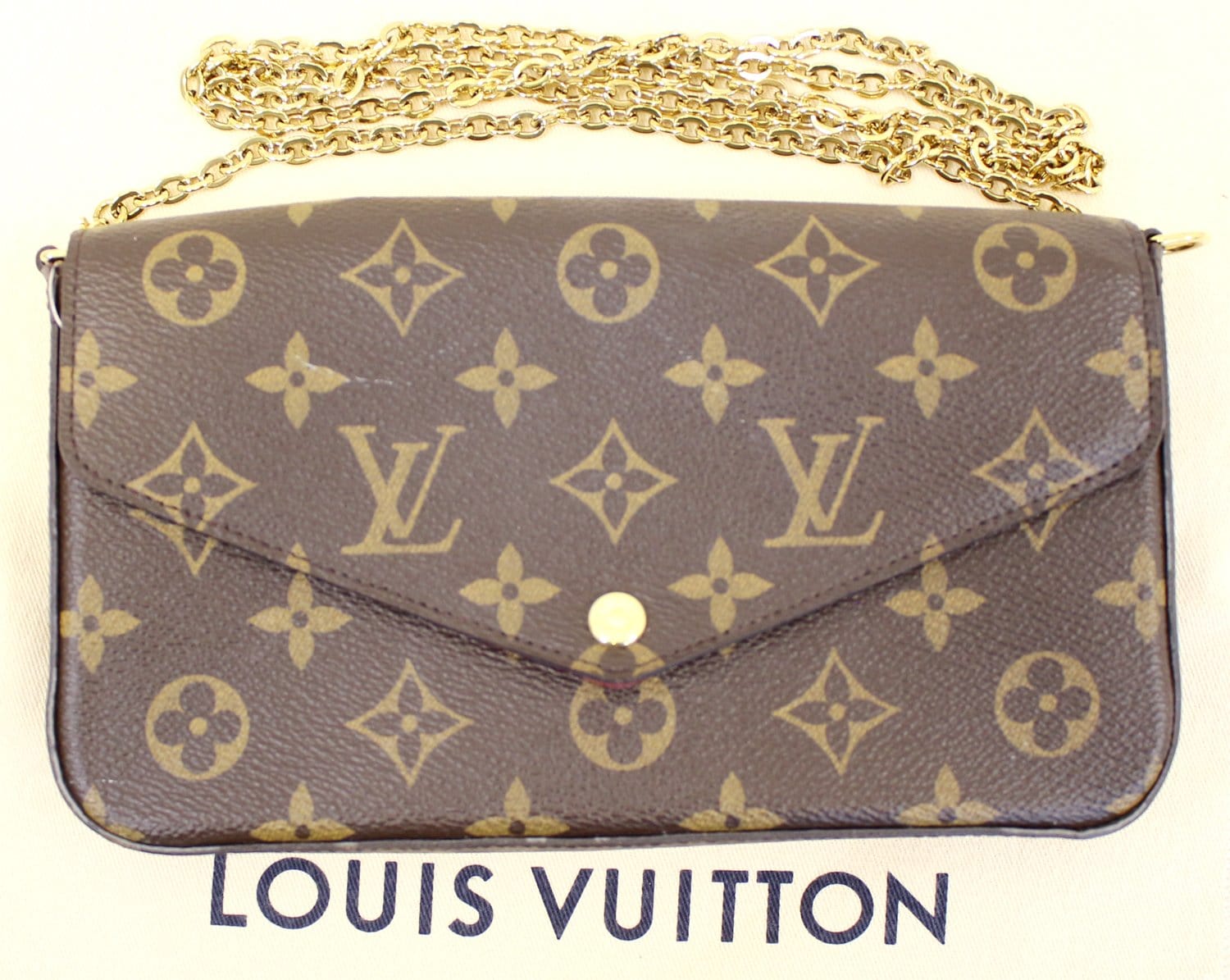 Louis Vuitton pochette Felicie Monogram Canvas Handbag
