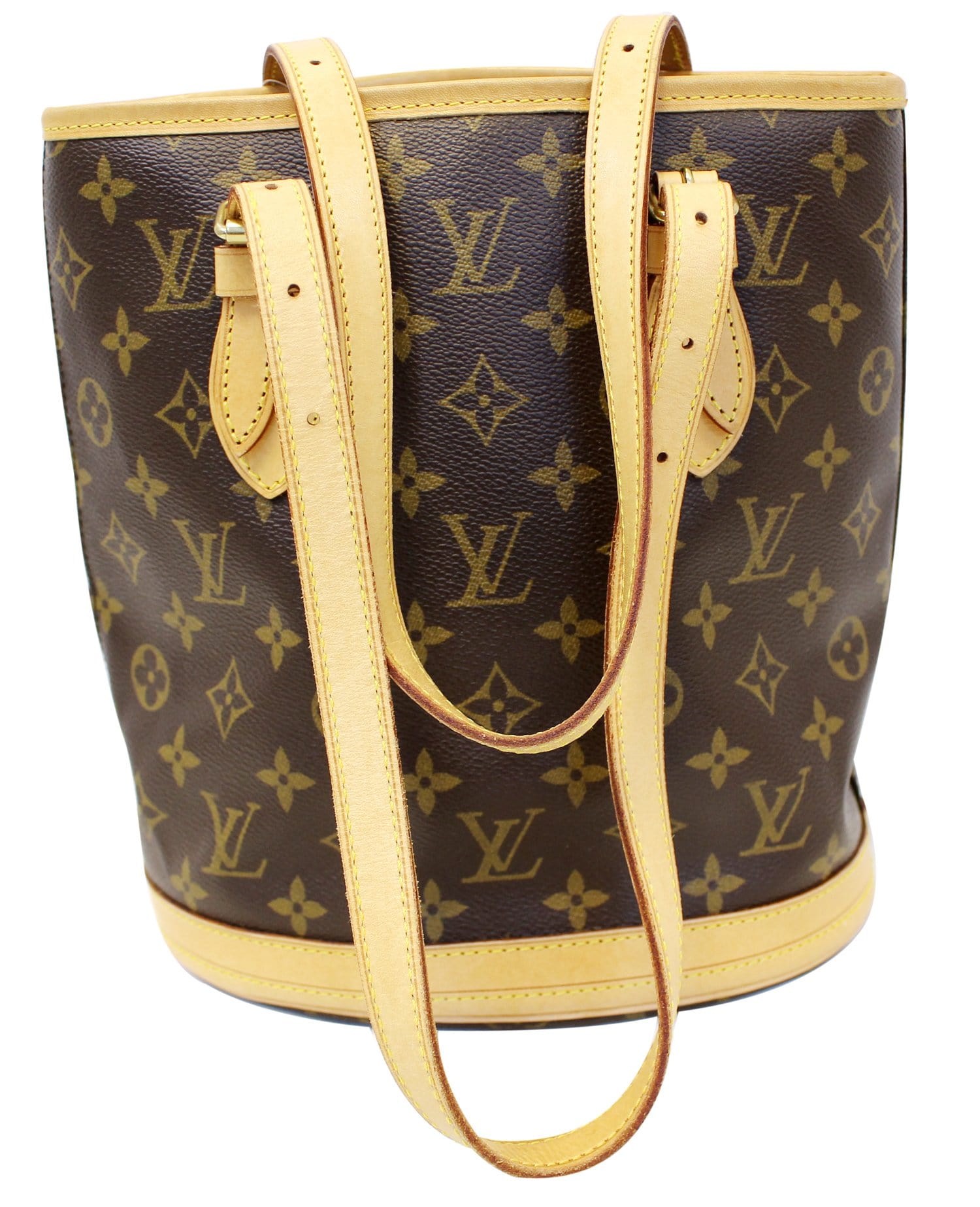 Louis Vuitton NEW Monogram Small Bucket op Handle Satchel Shoulder